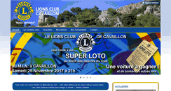Desktop Screenshot of lionsclub-cavaillon.org